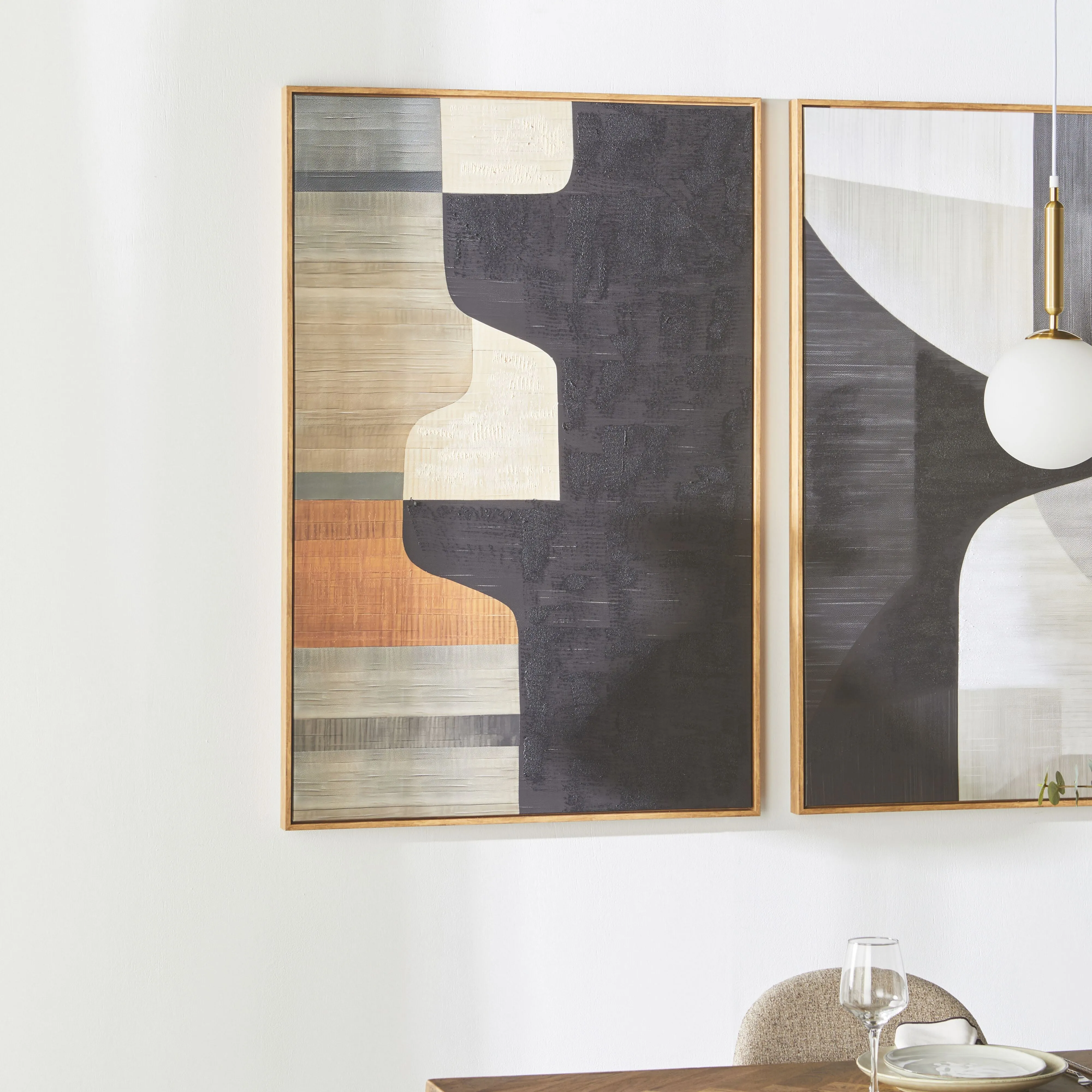 Abstract Geometry I Canvas Print 80x120cm