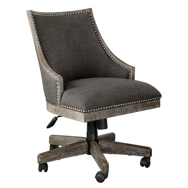 Aidrian Charcoal Desk Chair