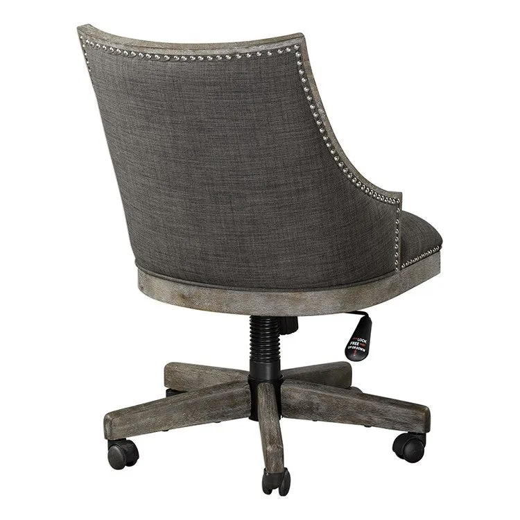 Aidrian Charcoal Desk Chair