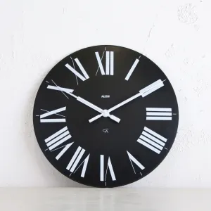 ALESSI  |  FIRENZE WALL CLOCK  |  BLACK  |  36CM
