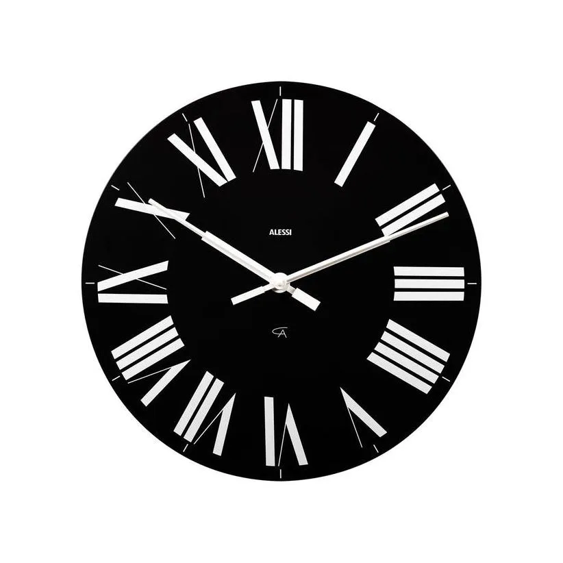ALESSI  |  FIRENZE WALL CLOCK  |  BLACK  |  36CM
