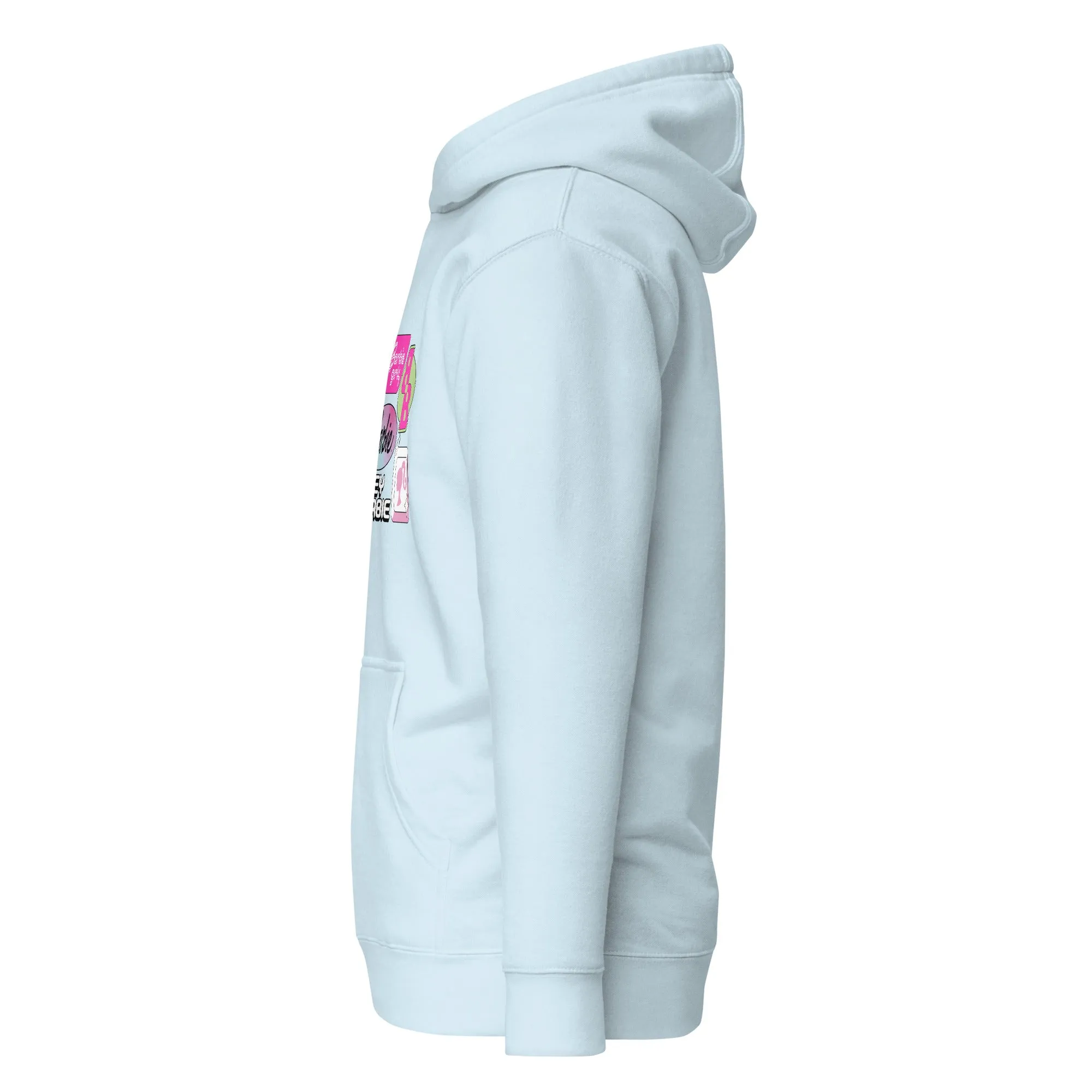 Barbie 2000's Logos Blue Hoodie