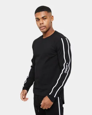 Carre Precision Zip Droptail Long Sleeve T-Shirt Black
