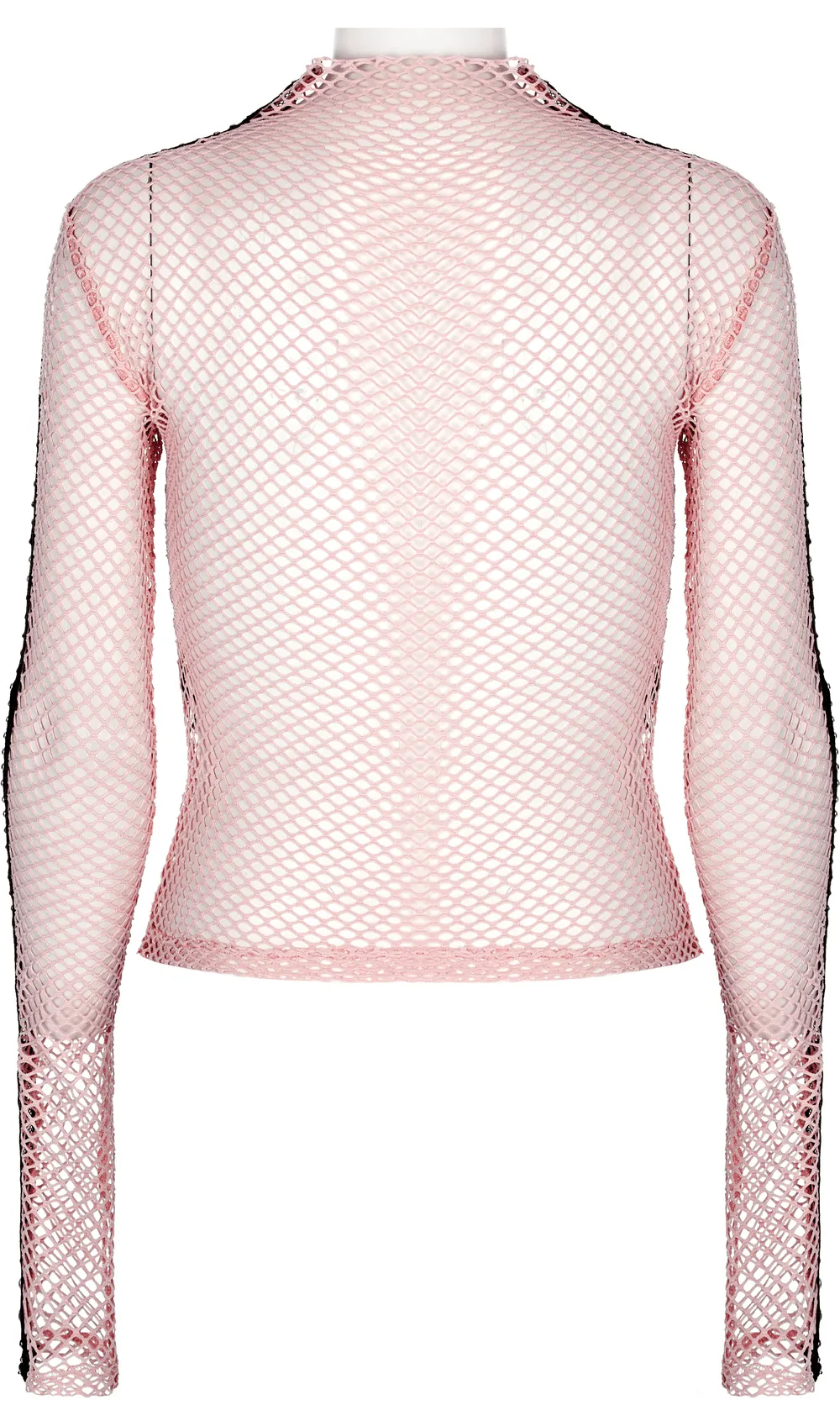 Chic Gothic Fishnet Top - Slim Fit and Stretchy