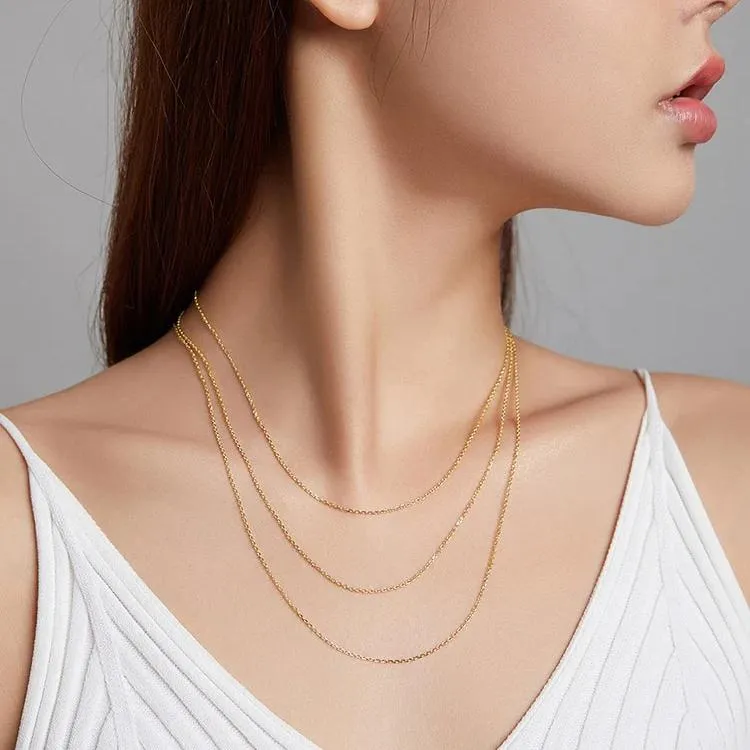 Classic Basic Chain 100% 925 Sterling Silver