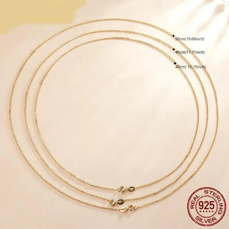 Classic Basic Chain 100% 925 Sterling Silver