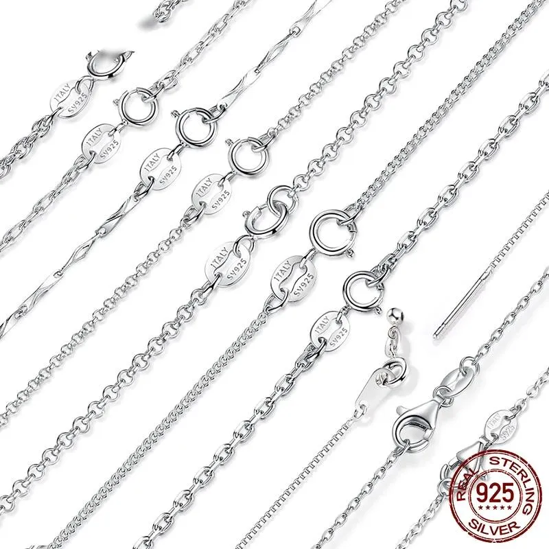 Classic Basic Chain 100% 925 Sterling Silver
