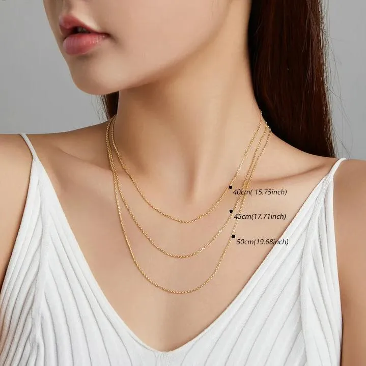Classic Basic Chain 100% 925 Sterling Silver