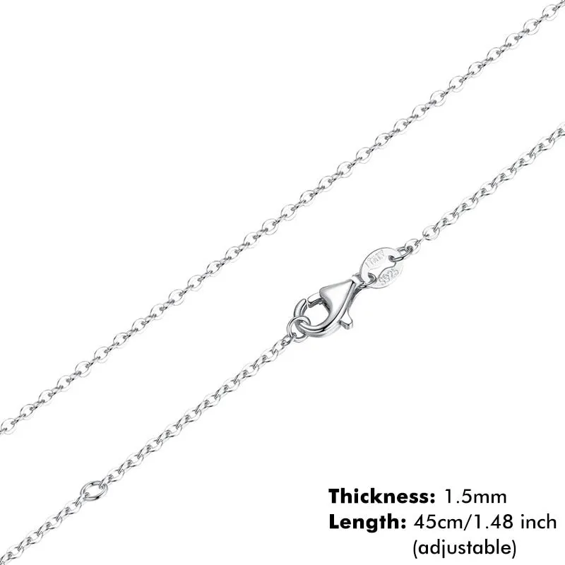 Classic Basic Chain 100% 925 Sterling Silver