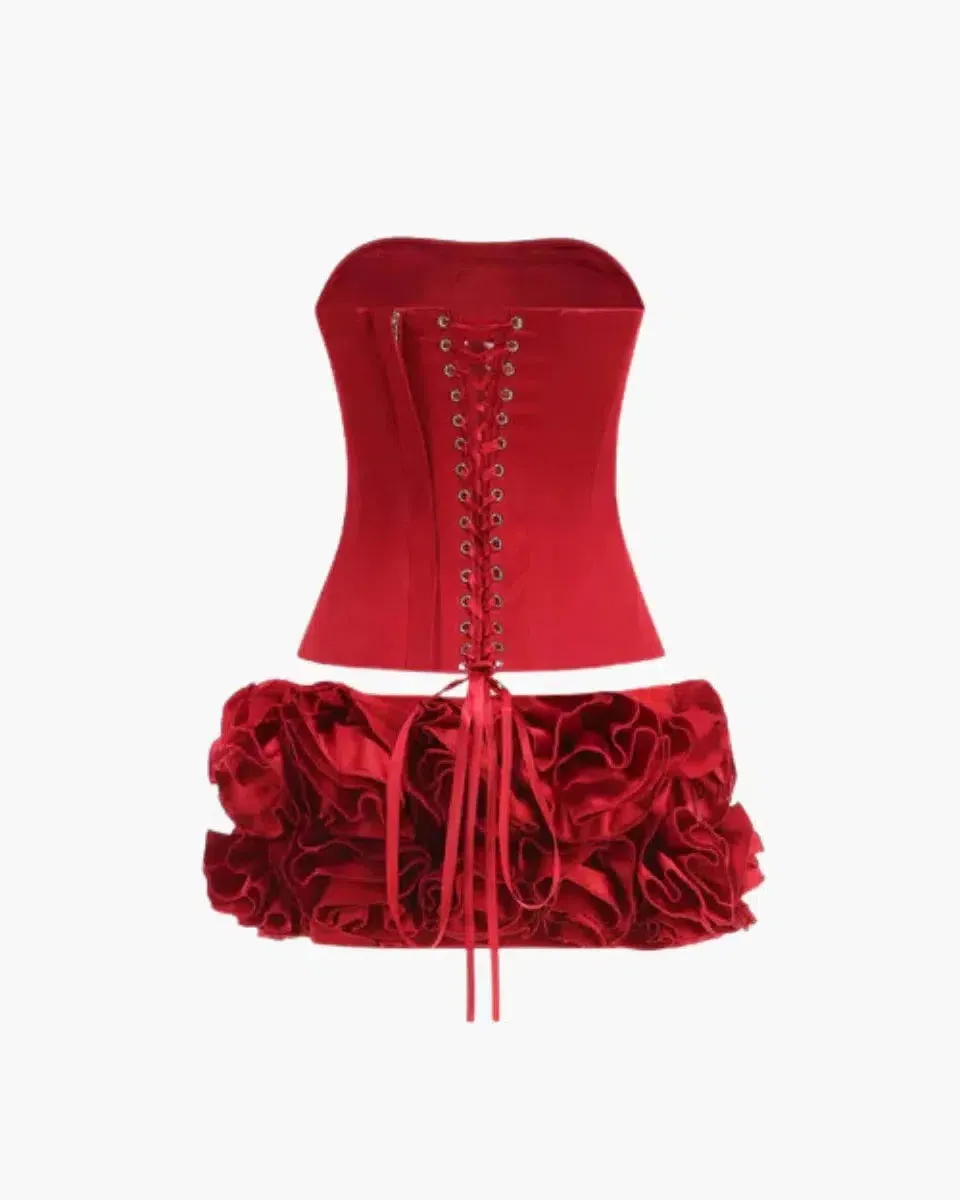 Clizia – Strapless corset top – Two-piece set