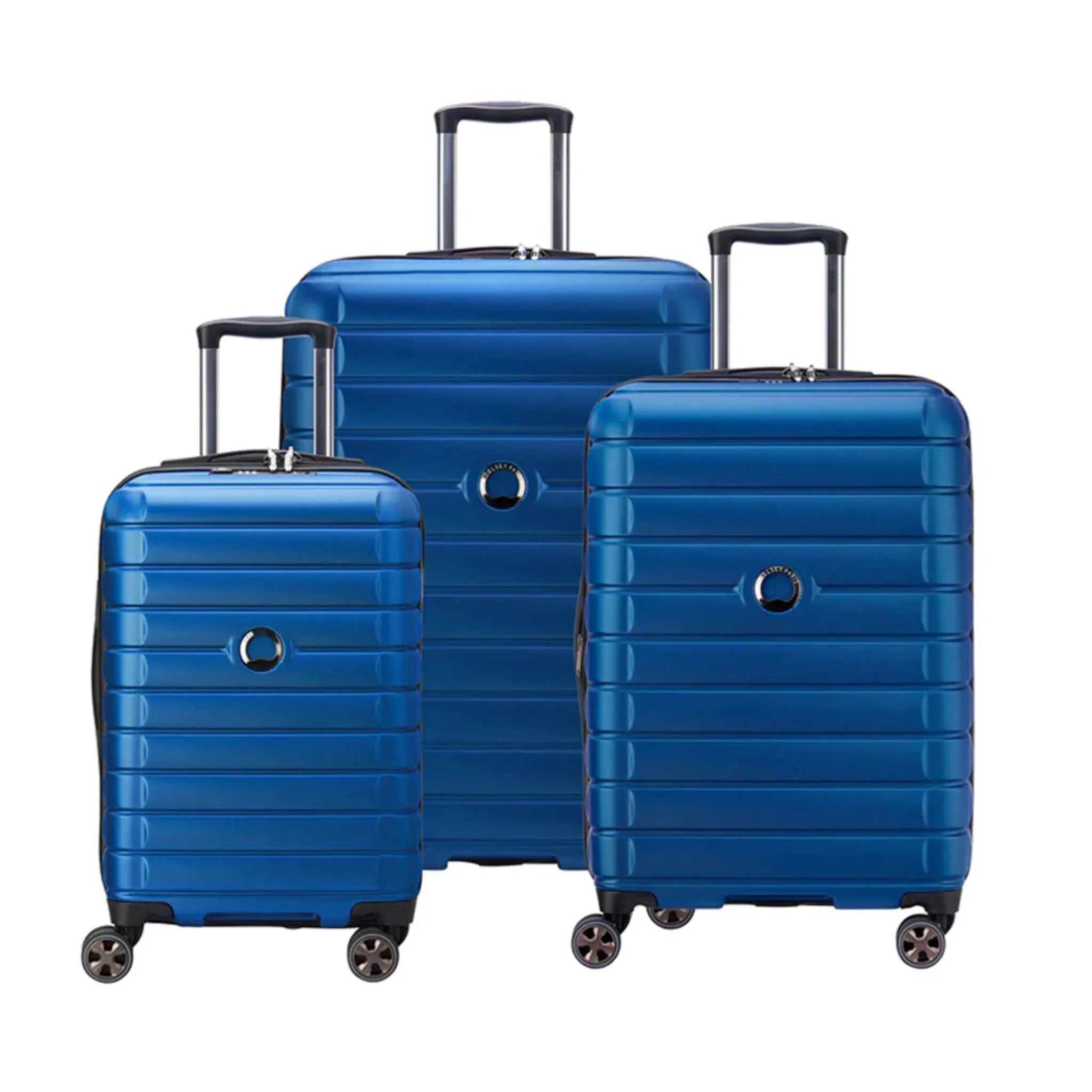 Delsey Paris Shadow 5.0 DY2878801P 75cm 4 Double Wheels Expandable Trolley Case - Blue
