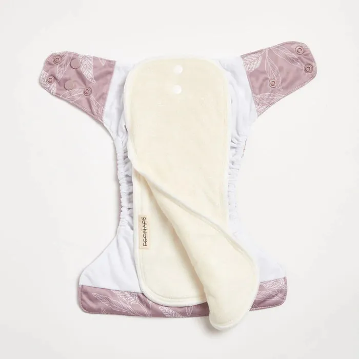 EcoNaps Modern Cloth Nappy | Mauve Native