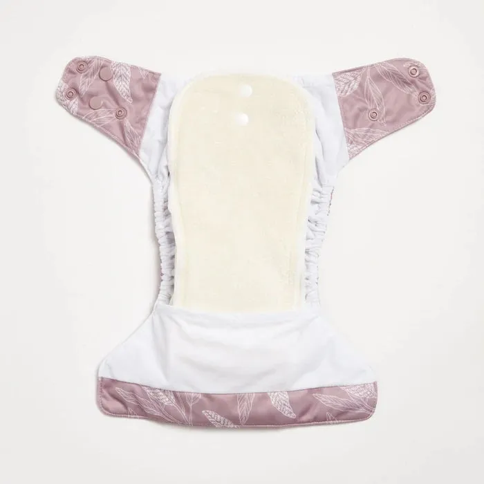 EcoNaps Modern Cloth Nappy | Mauve Native