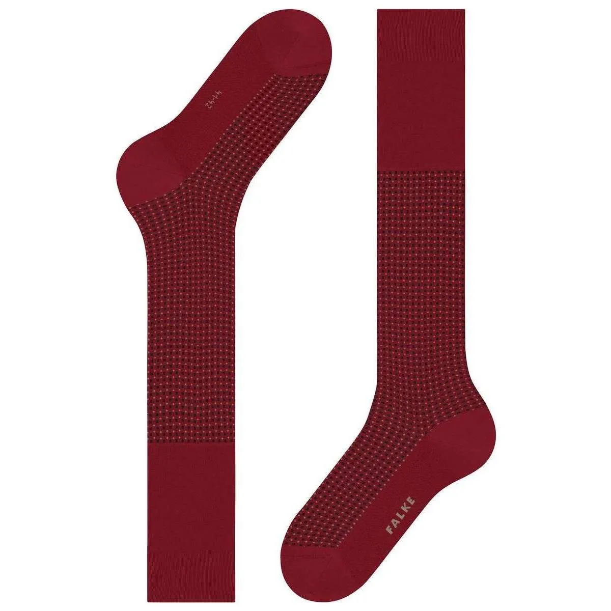 Falke Uptown Tie Knee High Socks - Scarlet Red