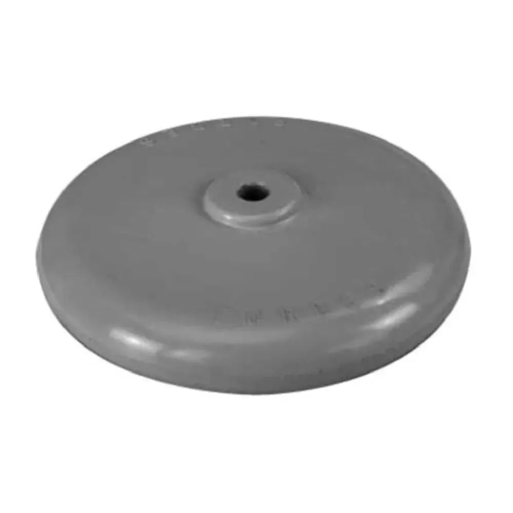 Forbes Industries 1602-GY 4.5" Revolving Corner Bumper Wheel Replacement With Hardware, Gray