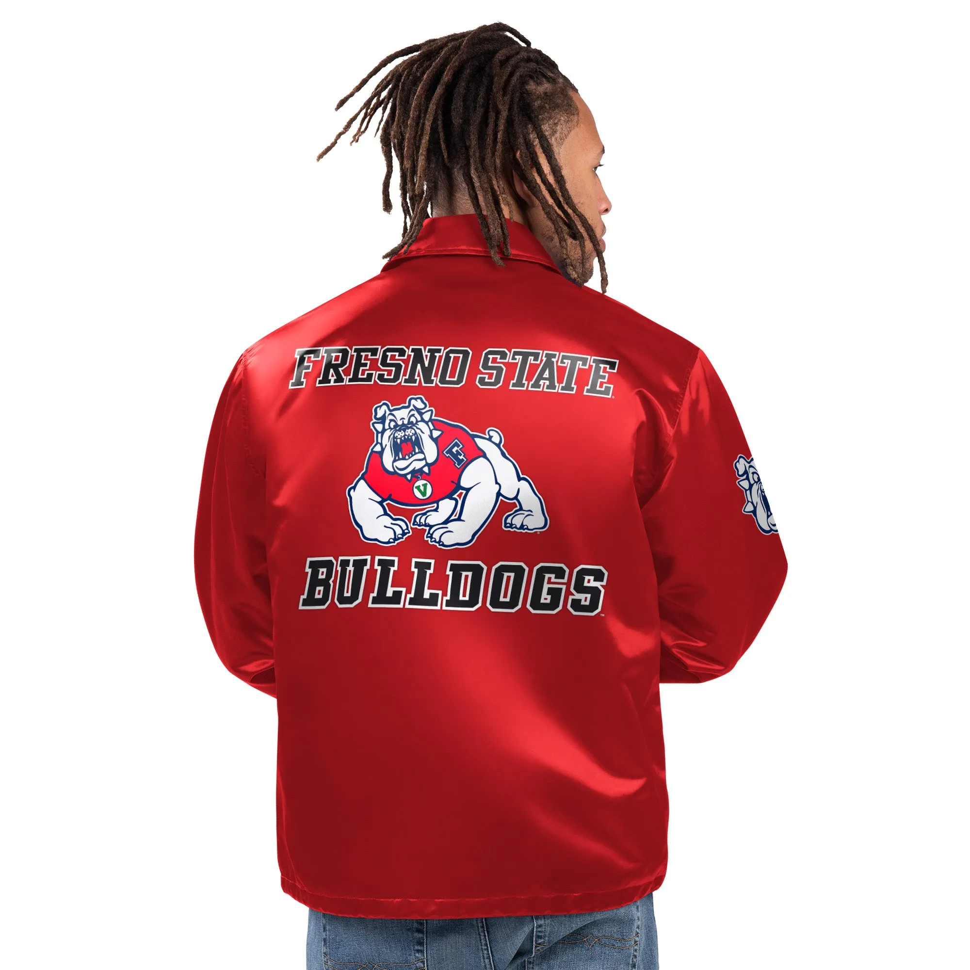 FRESNO STATE BULLDOGS MEN'S OPTION ROUTE COACHES JACKET