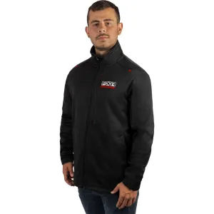 FXR  Womens Elevation Tech Zip-Up Black Red DWR Finish Hand Pockets Reflective