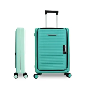 Homestic Luggage Bag | Trolley Bags for Travel | Collapsible Luggage Bag | Travelling Bag | Trolley Bags for Suitcase | Lightweight Luggage Bag | 24 Inch | Light Mint