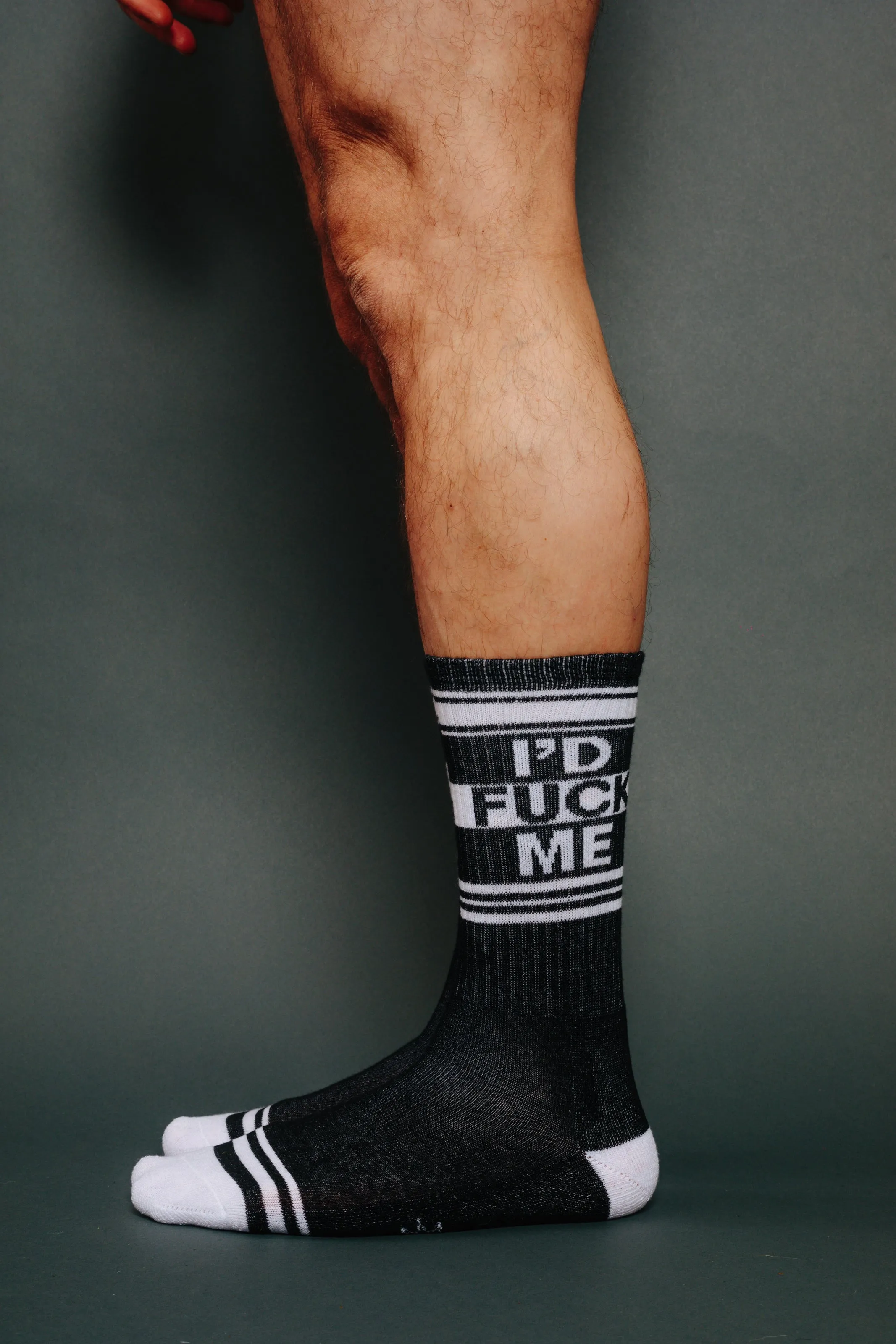I'D FUCK ME SOCKS black