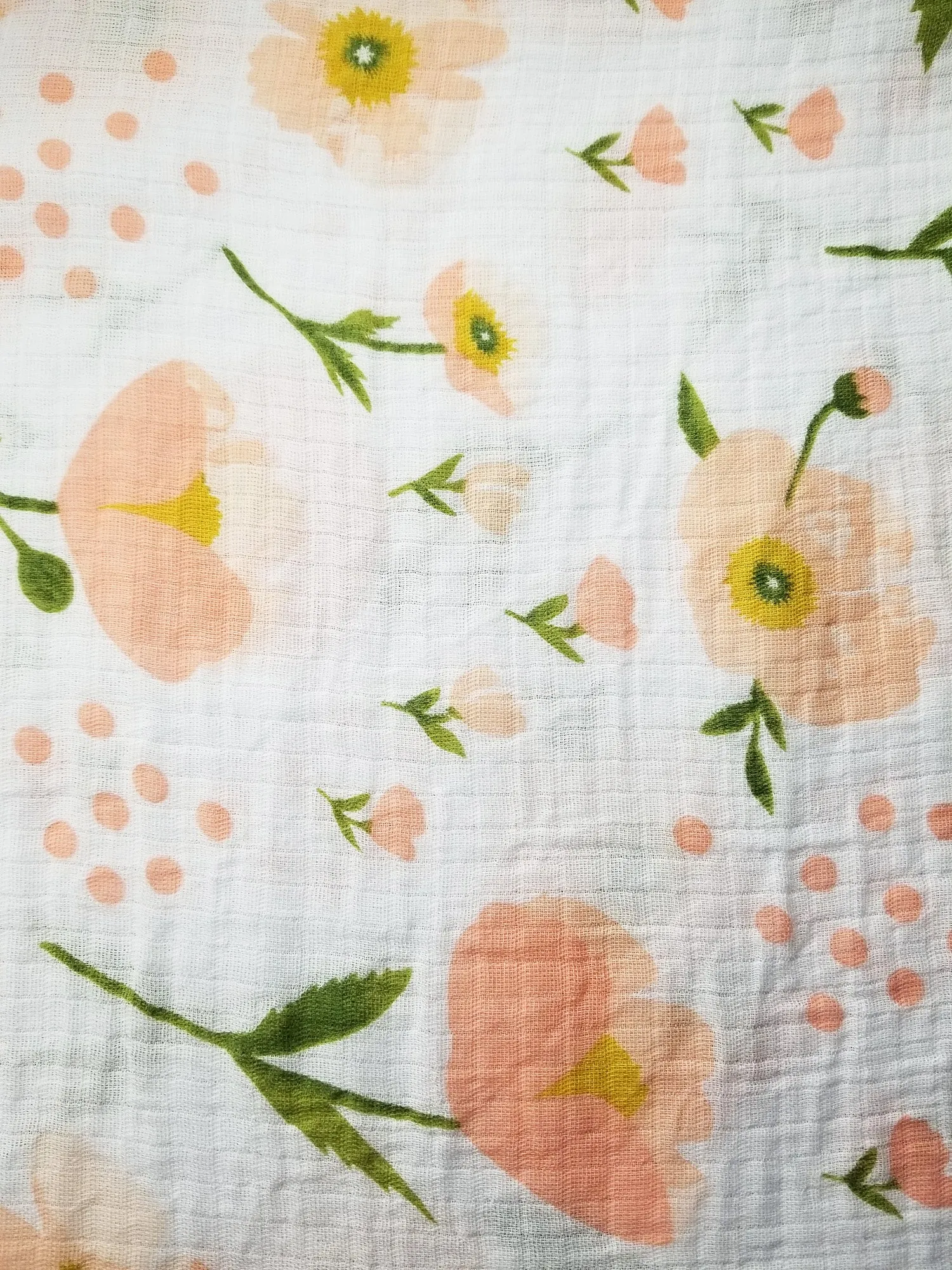 Lightweight Baby Blanket- 2 Pack with Travel Bag- Blush Floral and Blue Cactus
