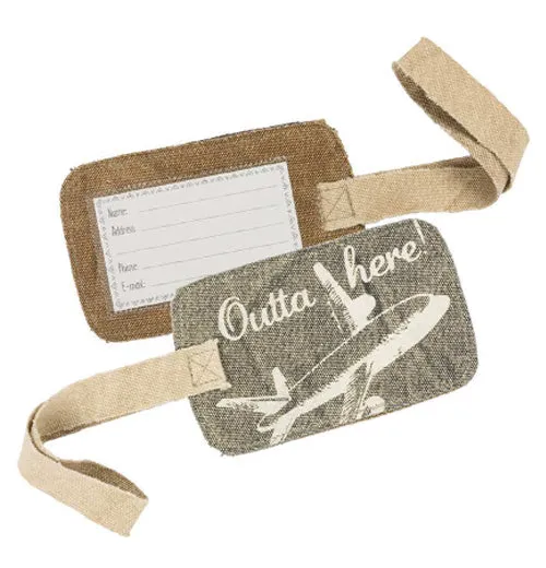 Luggage Tag "Outta Here"