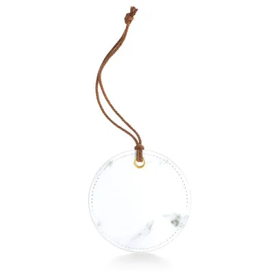 Marble Prints Circular Luggage Tag