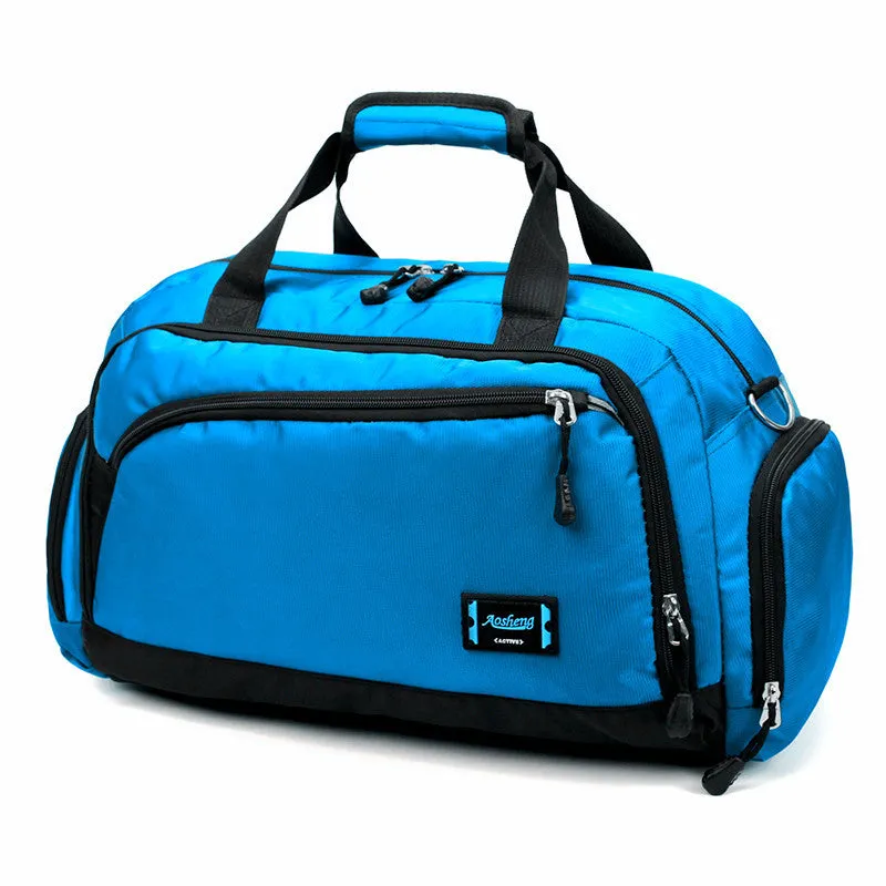 Men's Sports Cylinder Portable Travel Shoulder Bag