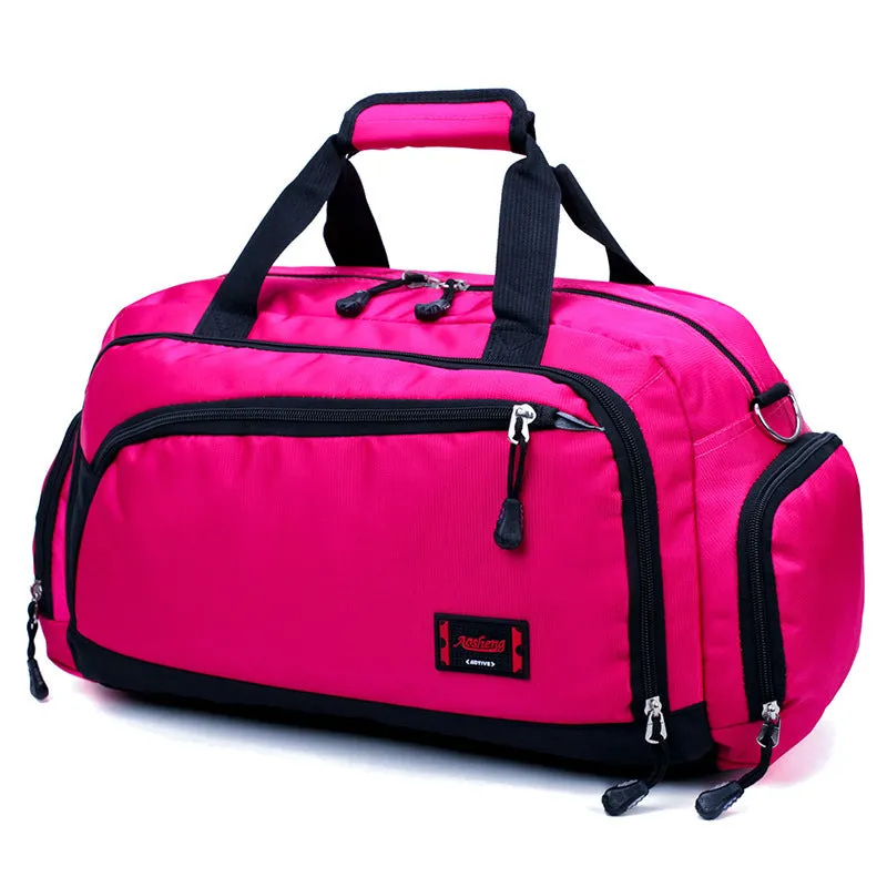Men's Sports Cylinder Portable Travel Shoulder Bag