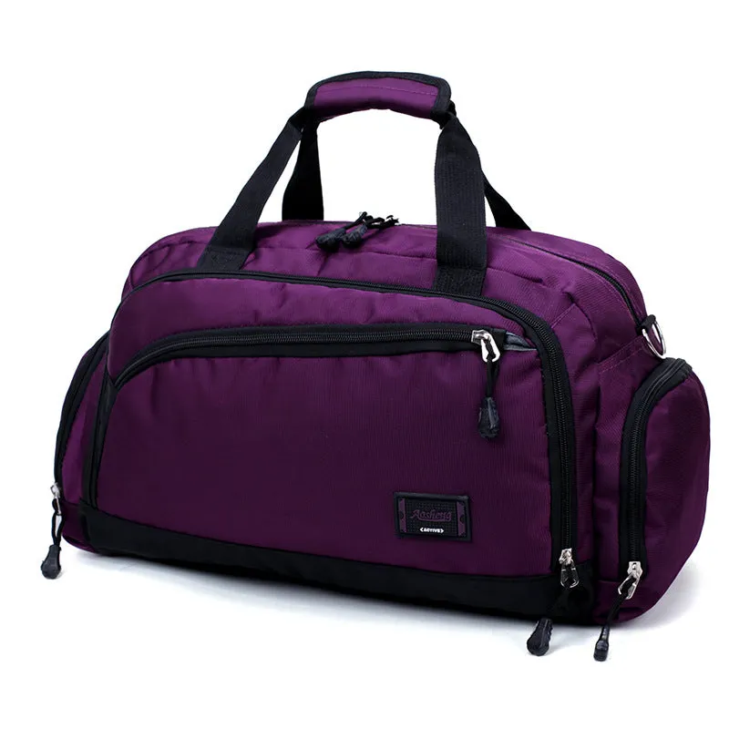 Men's Sports Cylinder Portable Travel Shoulder Bag