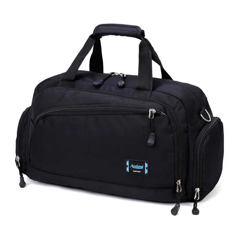 Men's Sports Cylinder Portable Travel Shoulder Bag