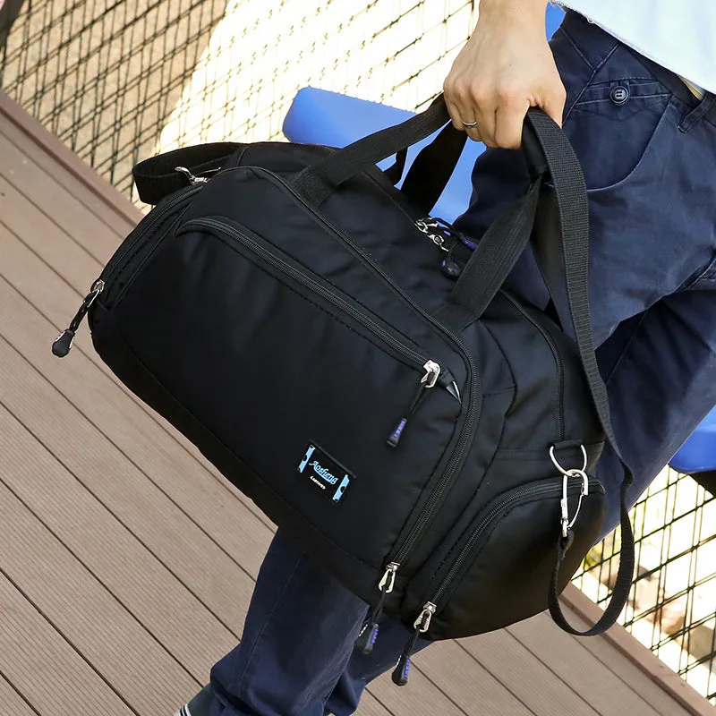 Men's Sports Cylinder Portable Travel Shoulder Bag
