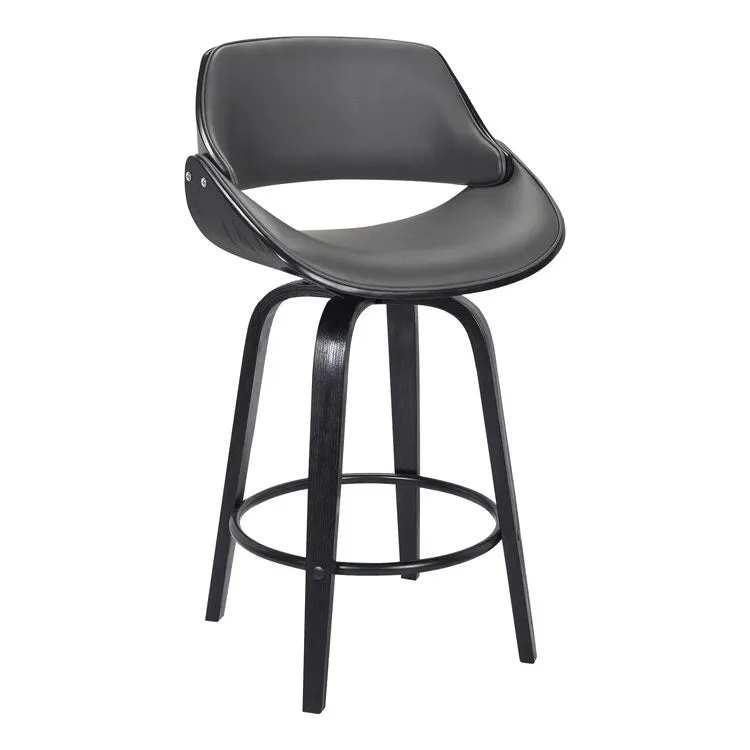 Mona Contemporary 26" Counter Height Swivel Bar Stool