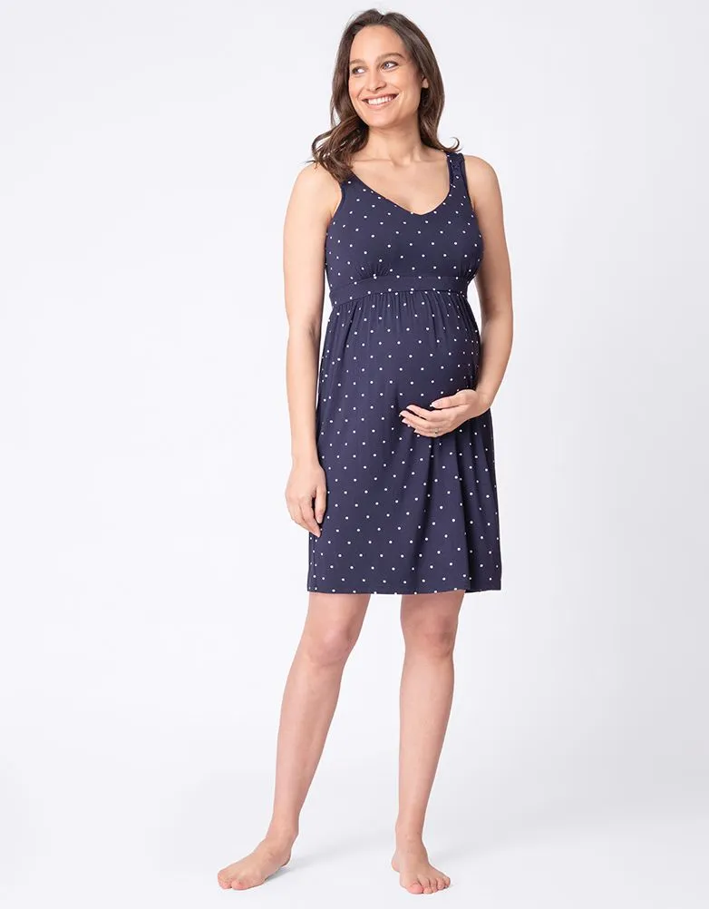 Navy Maternity and Nursing Sleepset