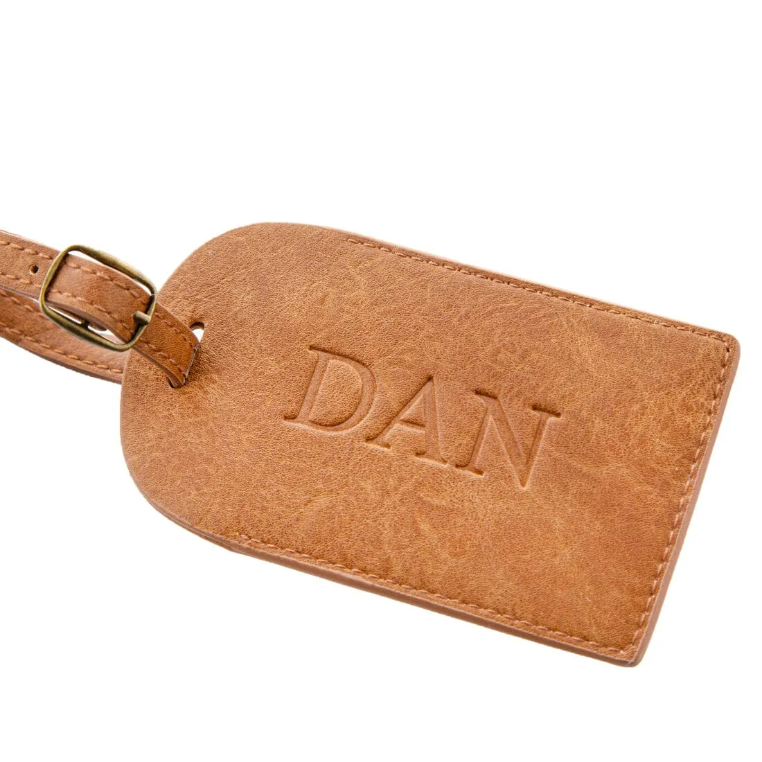 Personalised Faux Leather Luggage Tag