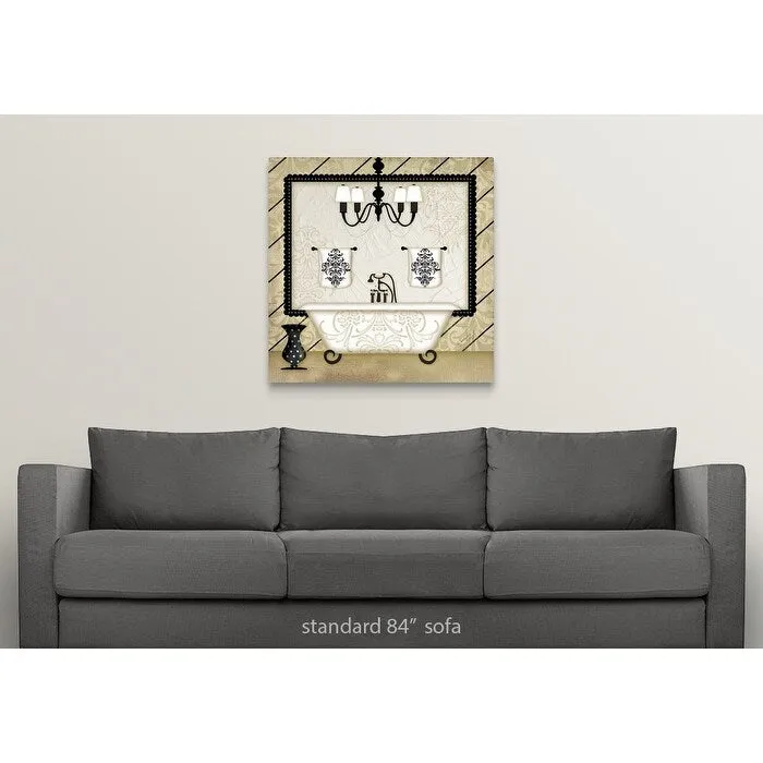 "Golden Tub" Canvas Wall Art - Multi
