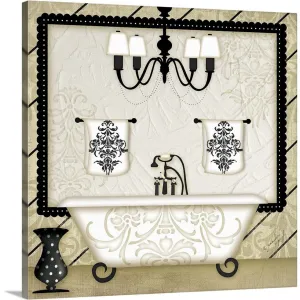"Golden Tub" Canvas Wall Art - Multi