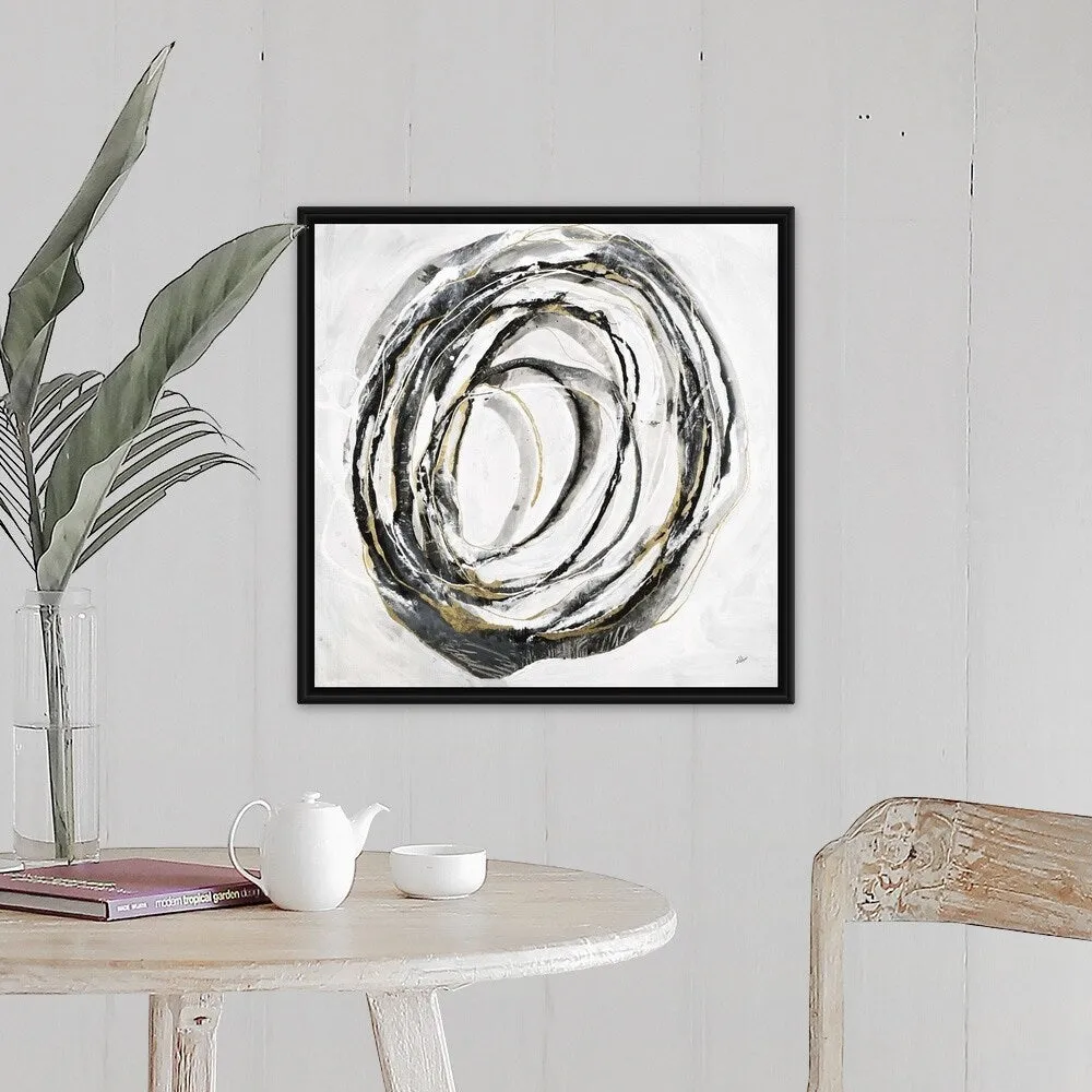 "Mining Minerals" Black Float Frame Canvas Art