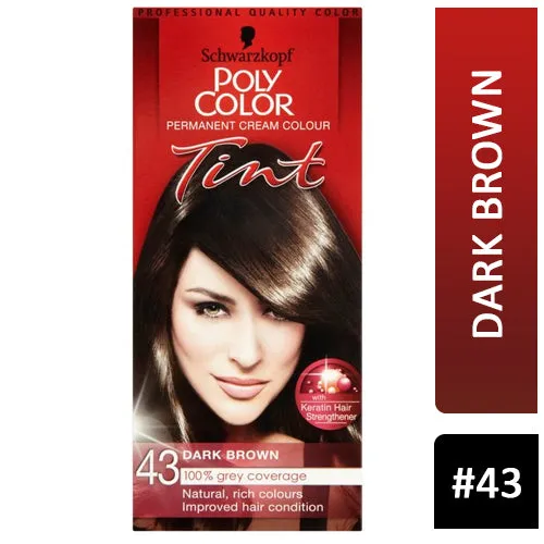 Schwarzkopf Poly Color Tint Permanent Colour Cream - Various Shades
