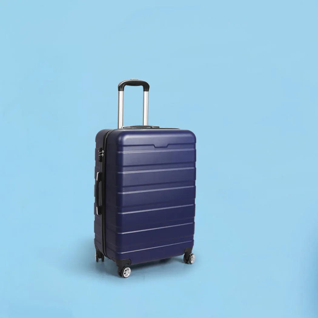 Slimbridge 20" Carry On Luggage Case Navy 20 inch