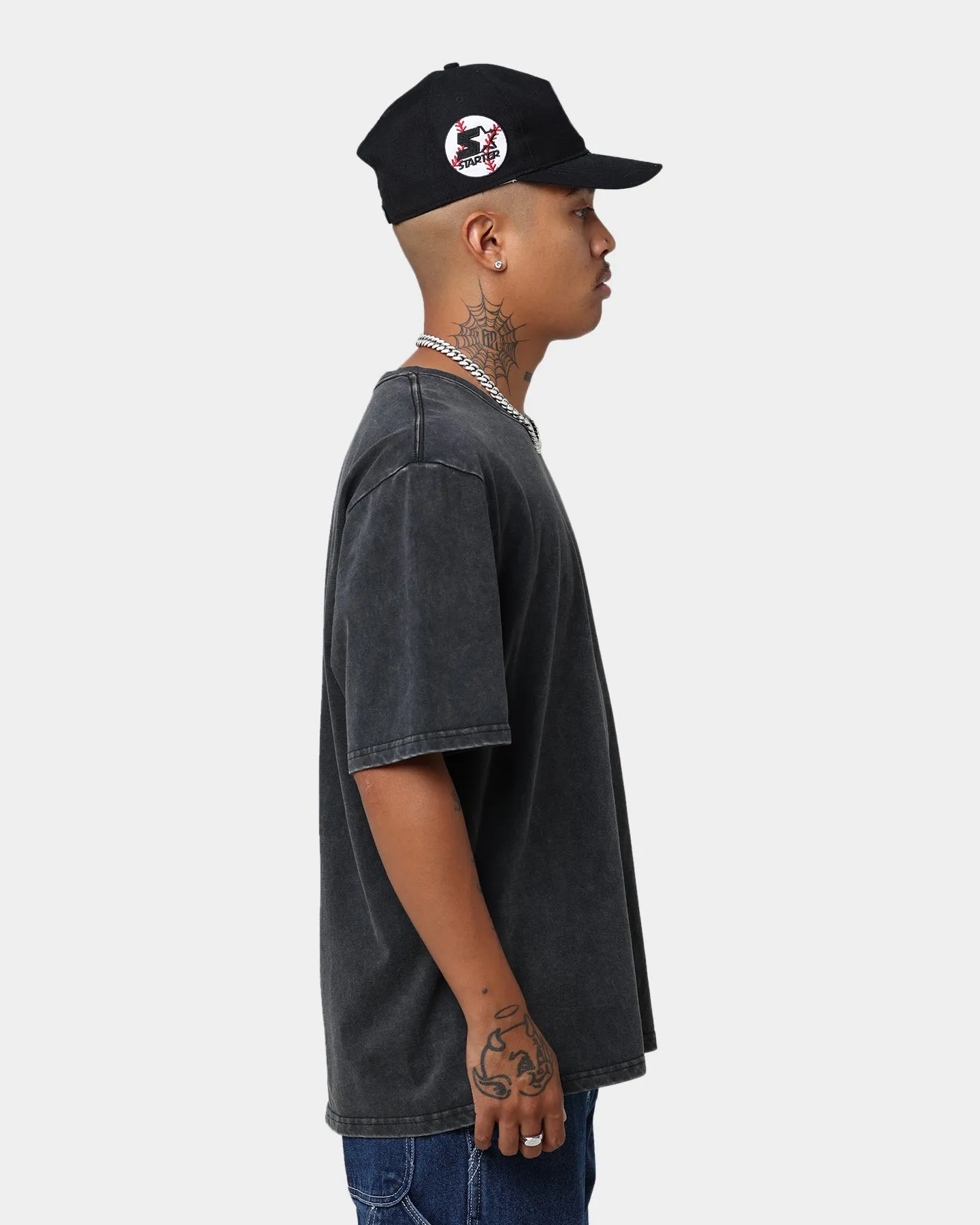 Starter Running Script Vintage T-Shirt Washed Black
