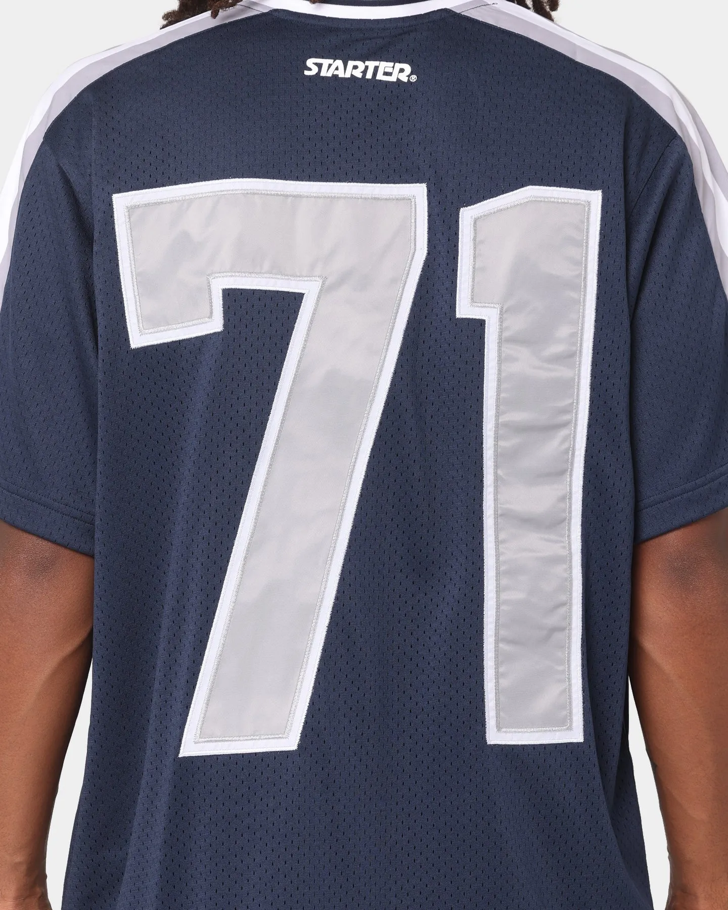Starter Sideline Cage Jersey Navy/Grey