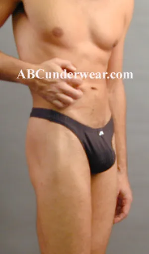 Stylish and Sophisticated JM Black Pinstripe Men's Thong