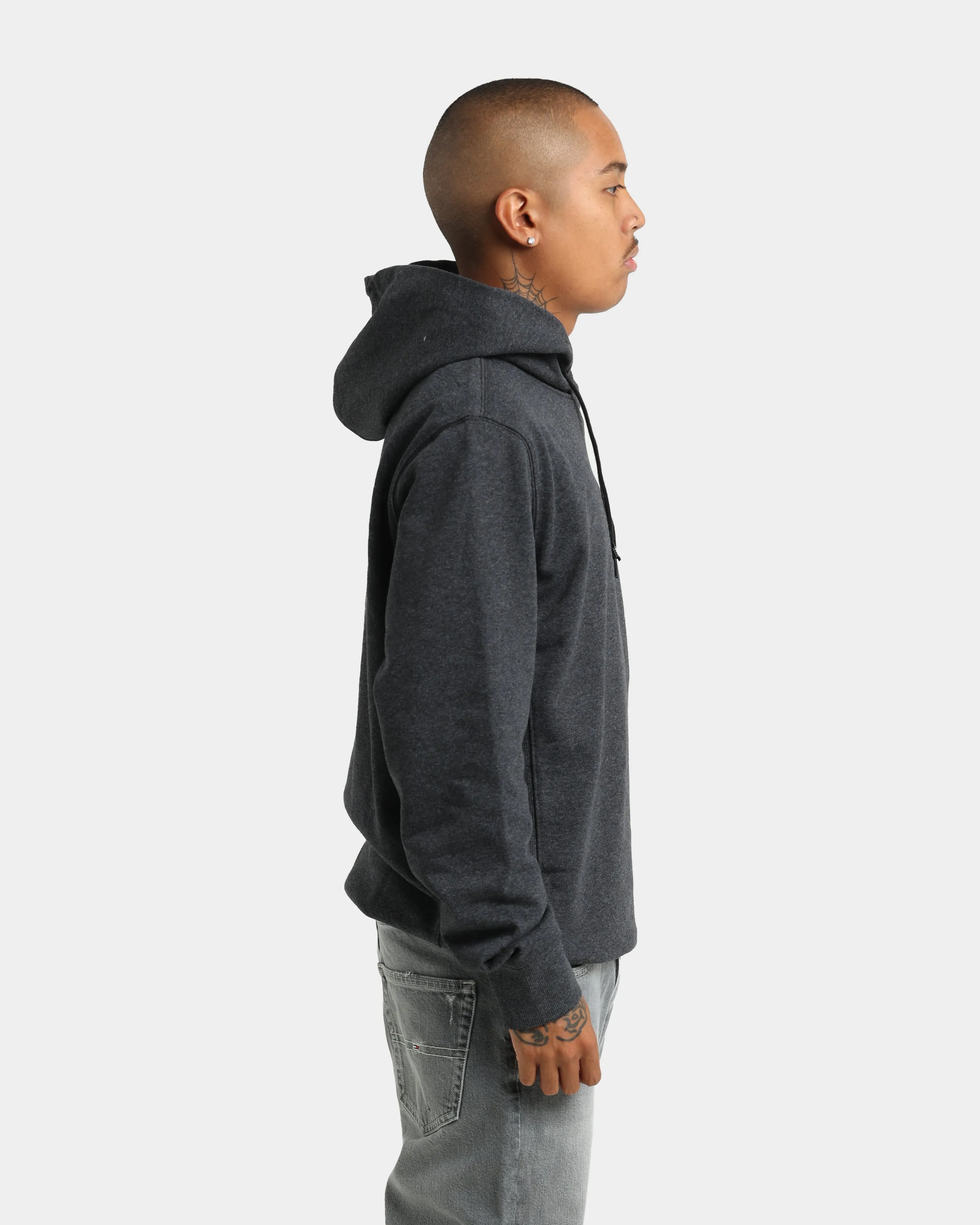Tommy Jeans Straight Logo Hoodie Black