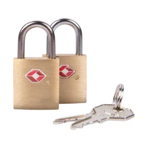 Travelon Set of 2 TSA Accepted Padlocks - Gold