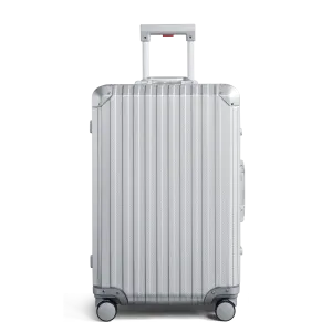 TREK Aluminum Suitcase Silver