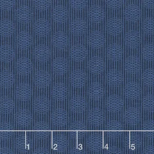 Wilmington Essentials - In the Navy Circles and Stripes Navy on Navy Yardage