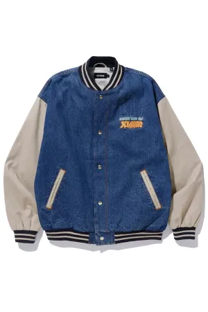 Xlarge x CSC Denim Varsity Jacket - Light Blue