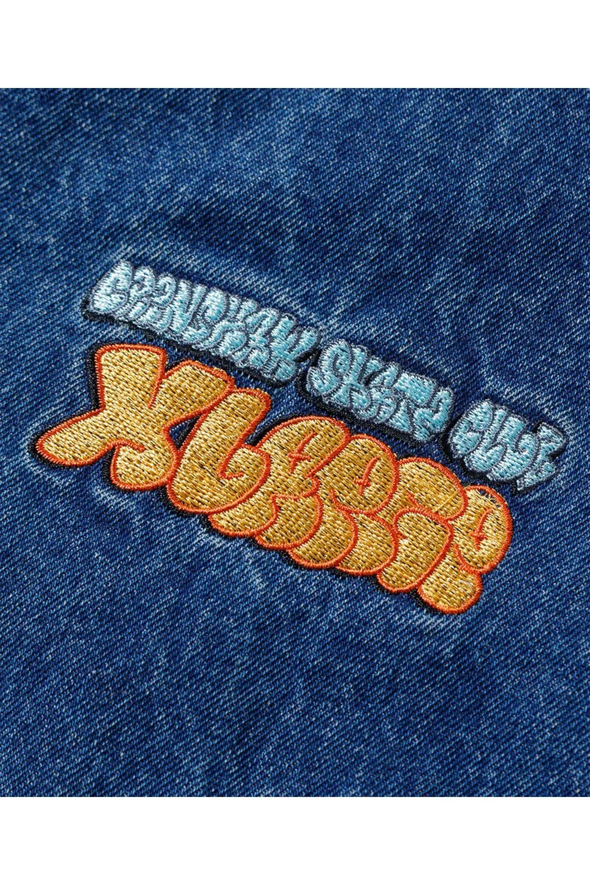 Xlarge x CSC Denim Varsity Jacket - Light Blue